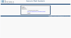 Desktop Screenshot of brmssecuremail.com